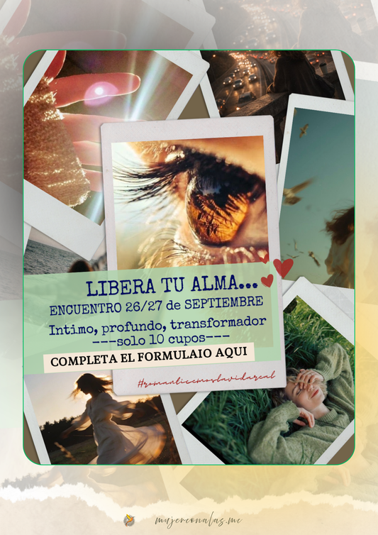 LIBERA TU ALMA, suelta el peso de querer entender